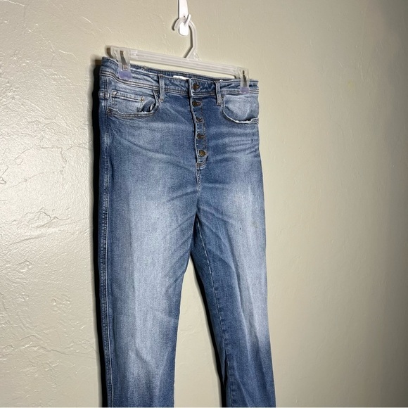 ZARA High Rise Button Fly Jeans - Picture 2 of 7